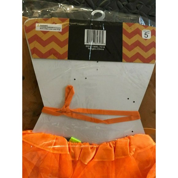 Halloween Fairy Costume Girls Tutu Butterfly Set Wings Ages 5 + Dress Up NWT - Picture 9 of 9